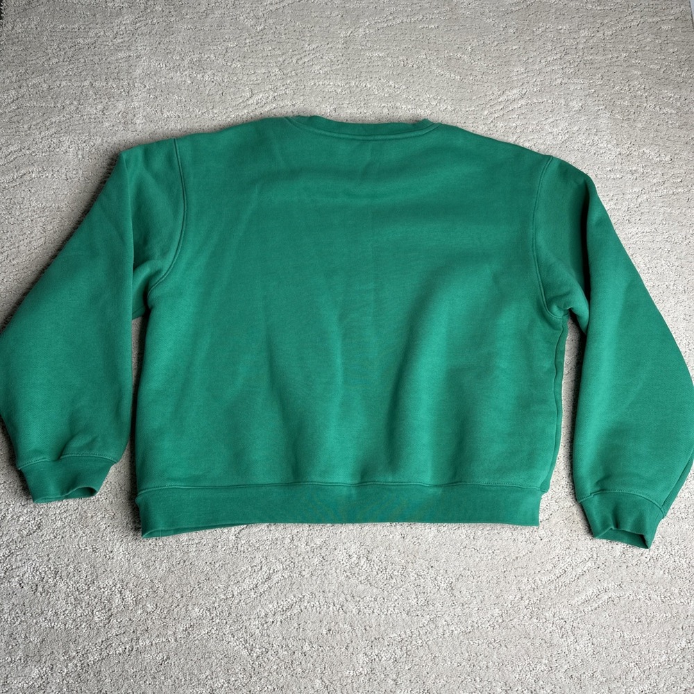 Women's Sweaty Betty Small Green Crewneck Pullover‎ Sweater Comfy Gym Casual - Picture 7 of 7